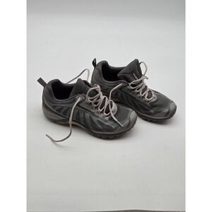 Merrell Shoes Womens Size 7.5 Gray Mesh Vibram Trail Hiking Athletic Sneakers‎